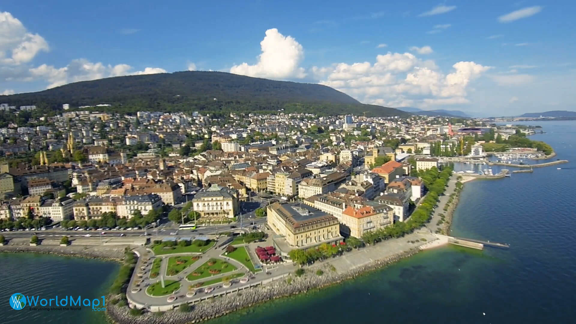 Aerial View of Lausanne